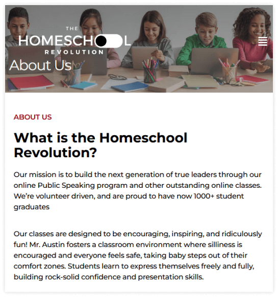 Home School Revolution About
