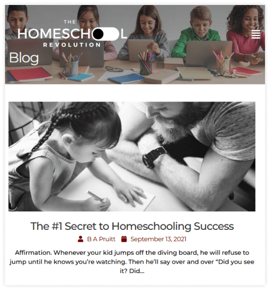 Home School Revolution Blog